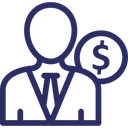 Free Businessman Businessperson Financier Icon