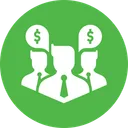 Free Businessmen Group Money Icon