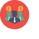 Free Businessmen Group Money Icon