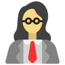 Free Businesswoman User Woman Icon