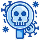 Free Linea Llena Virus Vidrio Icon