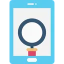 Free Busqueda Movil Movil Lupa Icono