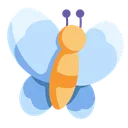 Free Flat Butterflies Icon
