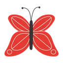 Free Spring Butterfly Colorful Icon