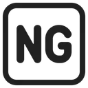 Free Button High Contrast Icon