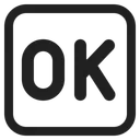 Free Button High Contrast Icon