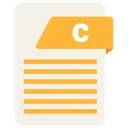 Free C File Type Icon