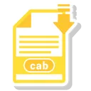 Free Cab File Format Icon