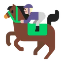 Free Carreras De Caballos Jinete Carrera De Caballos Icono