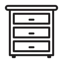 Free Cabinet Furniture Drawer Icon