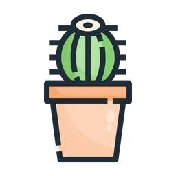 Free Cactus Pot  Icon