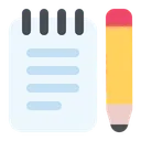 Free Caderno Nota Papelaria Icon