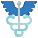 Free Caduceus Symbol  Icon