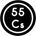 Free Caesium Periodic Table Chemistry Icon