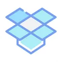 Free Dropbox Hospedagem De Arquivos Arquivo Ícone