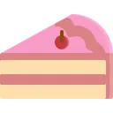 Free Cake Piece Topping Icon