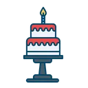 Free Cake Birthday Party Icon