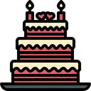 Free Cake Wedding Heart Icon