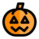 Free Calabaza Halloween Tallada Icono