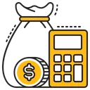 Free Calcular Presupuesto Calcular Presupuesto Icono