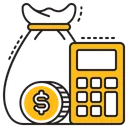 Free Calculate Budget Calculate Budget Icon
