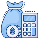 Free Calculate Budget Calculate Budget Icon