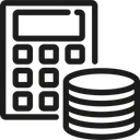 Free Calculate The Exchange Rate Business Investment Icon