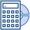 Free Data Analytics Calculator Statistics Icon