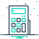 Free Calculator Accounting Calculation Icon