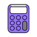 Free Calculator Education Learning Icon