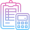 Free Calculator Exams Clipboard Icon