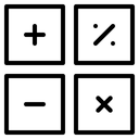 Free Calculator Knowledge School Icon