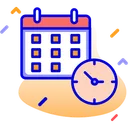 Free Calendar Clock Schedule Icon