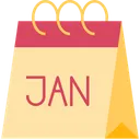 Free Calendar January Time Icon