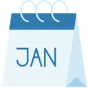 Free Calendar January Time Icon