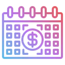 Free Calendar Money Date Icon