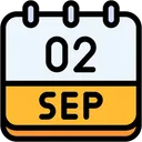 Free Calendar September Two Icon