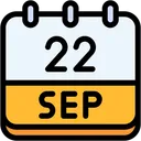 Free Calendar September Twenty Two Symbol