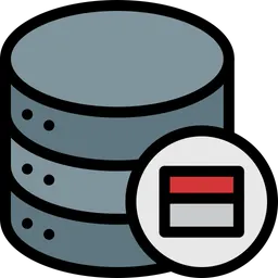Free Calendar Database Icon - Download in Colored Outline Style
