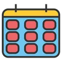 Free Calendar Date  Icon
