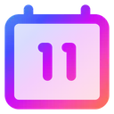 Free Date Calendar Schedule Icon