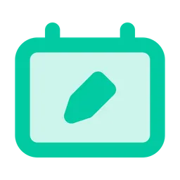 Free Calendar Edit Icon Download in Colored Outline Style Free Calendar Edit Icon Download in Colored Outline Style