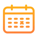 Free Calendar Date Schedule Icon