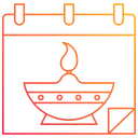 Free Calendar Diwali Celebration Icon