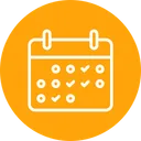 Free Calendar Metting Schedule Icon