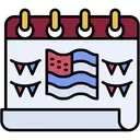 Free Calendar Th Of July Independence Day Icon