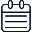 Free Calendar Black Outline Miscellaneous Life Style Icon