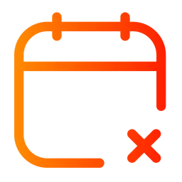 Free Calendar Remove  Icon