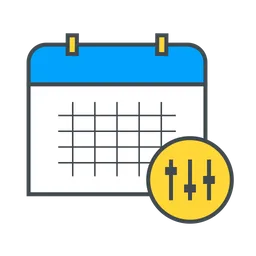 Free Calendar Setting  Icon