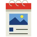 Free Calendário de imagens  Ícone